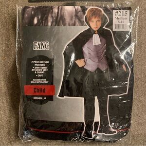 Fang Child Halloween Costume Size Medium 8-10